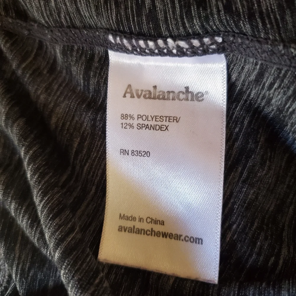 ♧ Avalanche Heather Gray Folded Waist A Line Skirt Size Medium